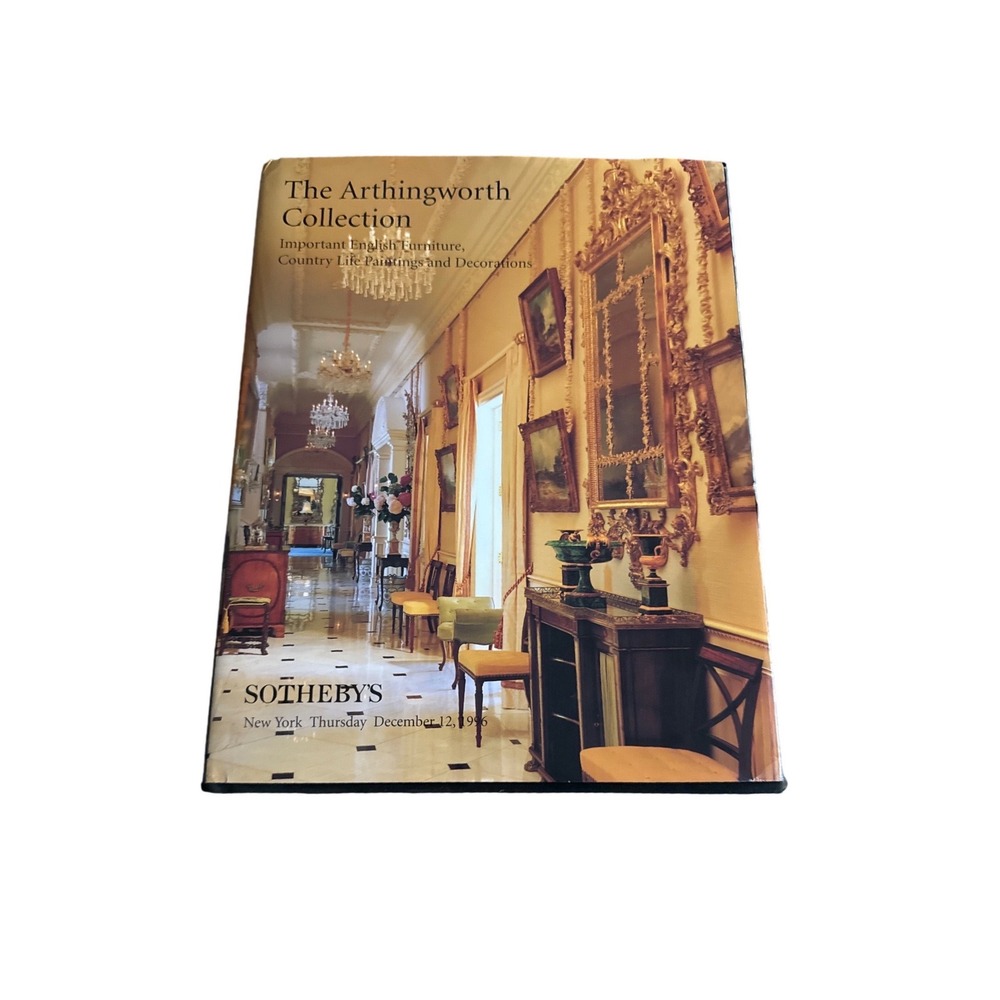Sotheby's The Arthingworth Collection 1996 English Furniture Paintings Book